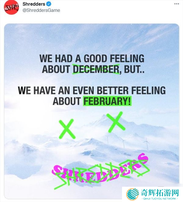 极限运动游戏《Shredders》延期至2022年2月发售 极限运动游戏《Shredders》延期至2022年2月发售