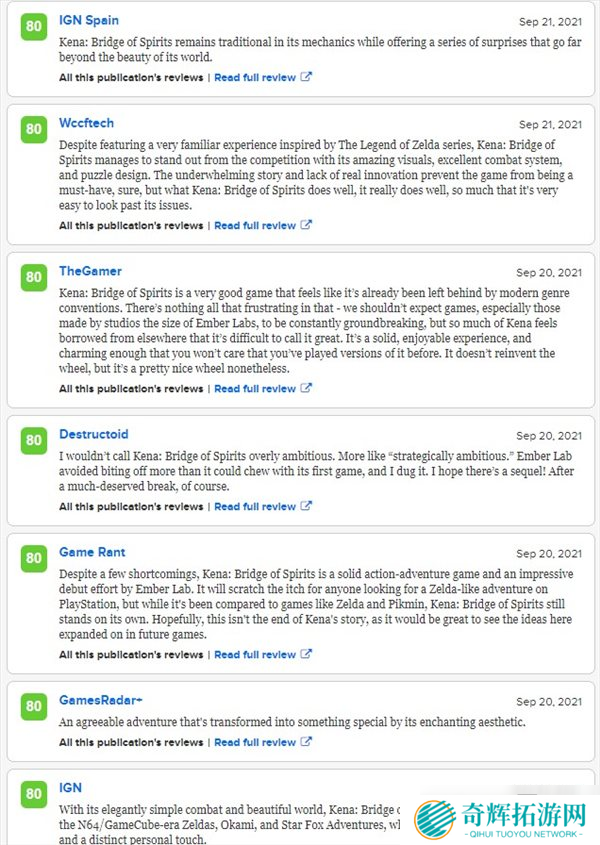 《柯娜：精神之桥》M站均分84 风格独特，一致好评