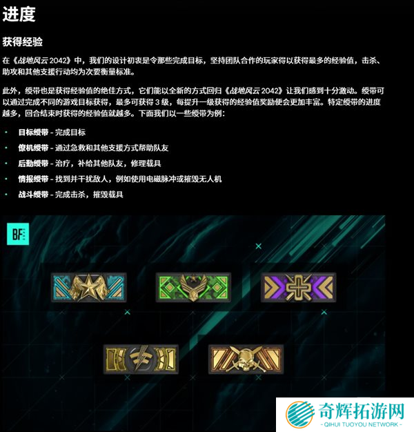 《战地2042》简报“进度和外观” 高熟练度可换装扮