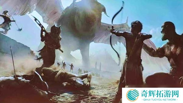 网友绘制《战神6》遐想艺术图 老父亲大战狮身人面兽 网友绘制《战神6》概念艺术图 老父亲大战狮身人面兽