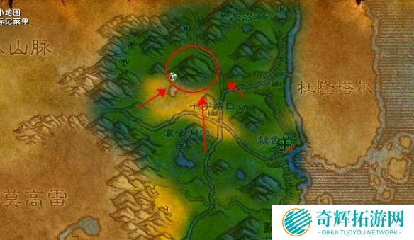 魔兽世界wlk德鲁伊职业任务毒水之源位置一览 魔兽世界wlk德鲁伊职业任务毒水之源位置一览