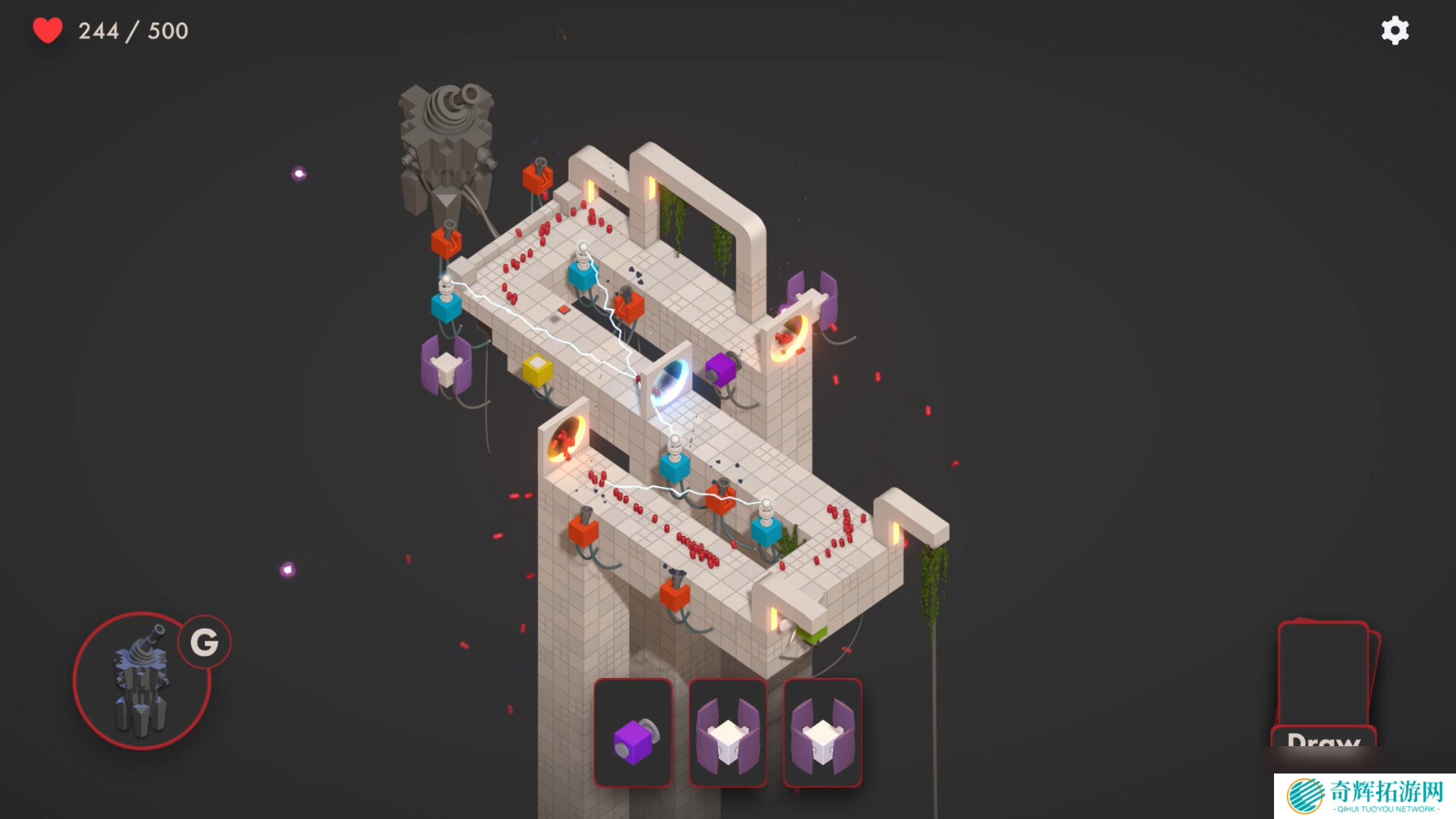 Roguelite塔防游戏《塔防实验室》Steam页面 支持中文