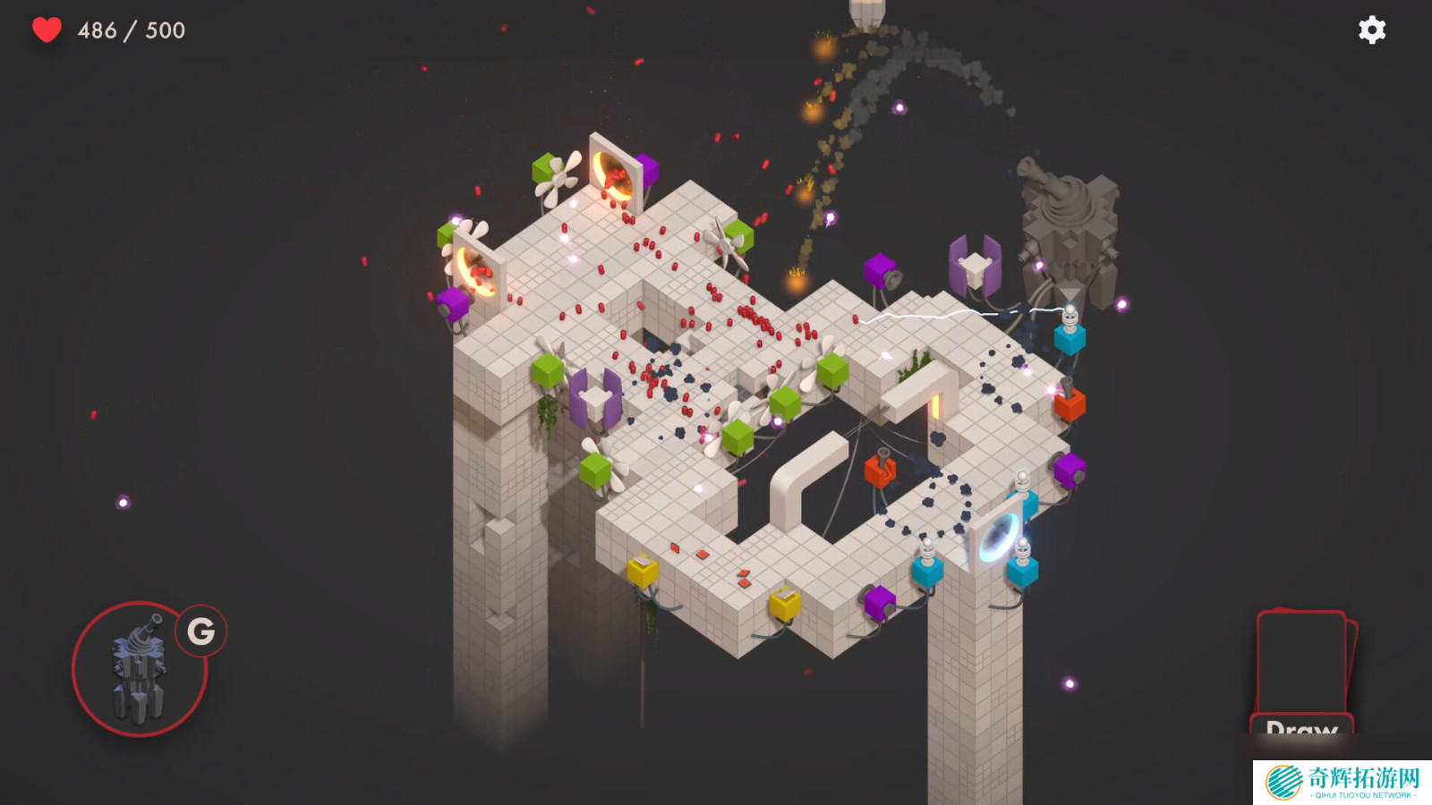 Roguelite塔防游戏《塔防实验室》Steam页面 支持中文