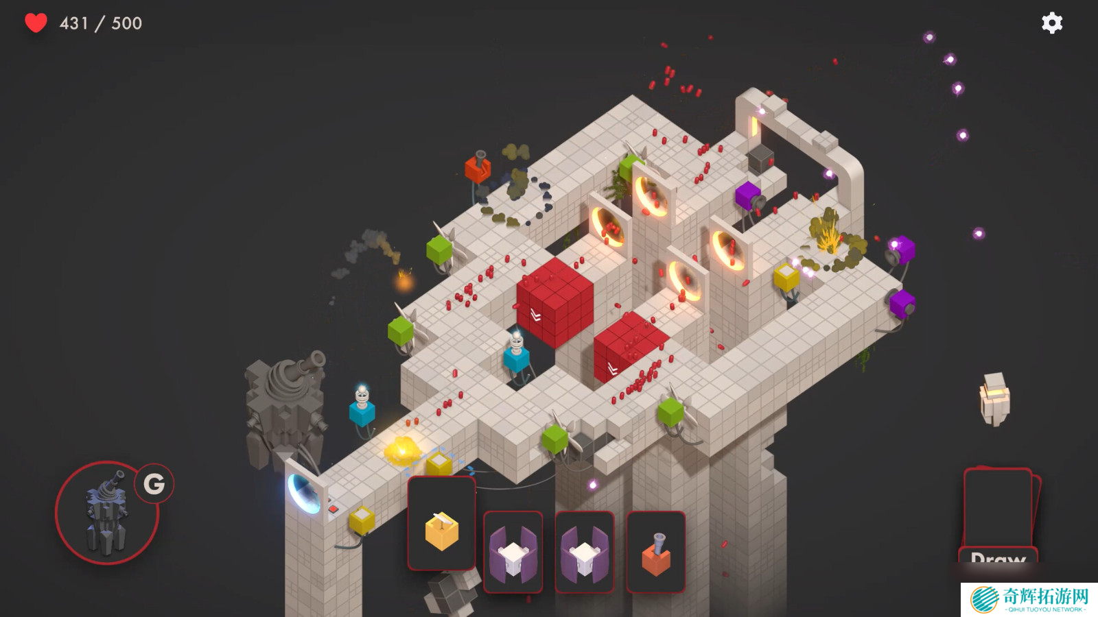 Roguelite塔防游戏《塔防实验室》Steam页面 支持中文