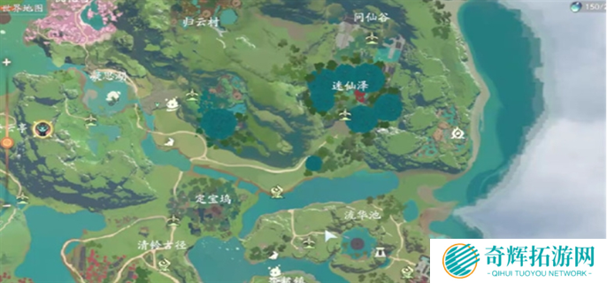 仙剑世界定宝坞位置介绍图二