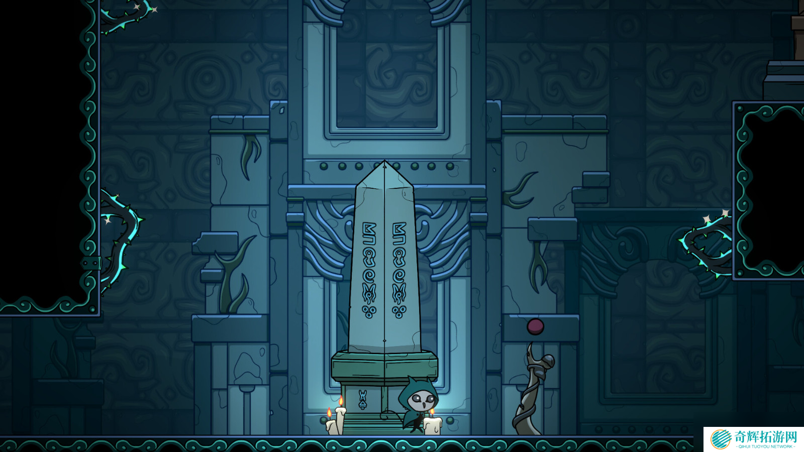 手绘风类银河战士恶魔城游戏《Aestik》 8月26日发售