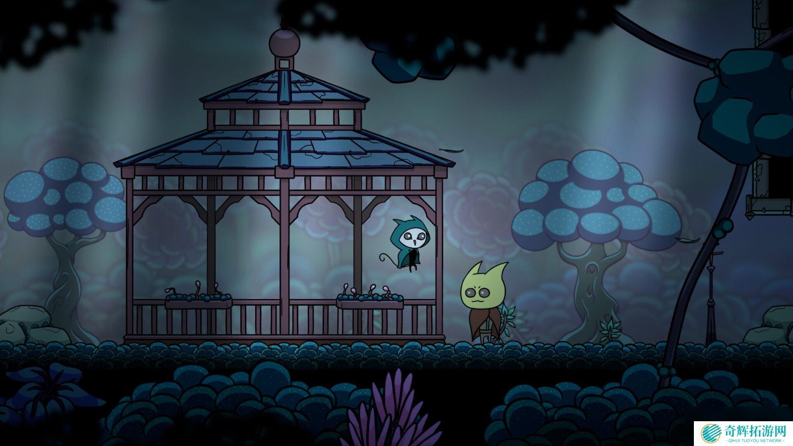 手绘风类银河战士恶魔城游戏《Aestik》 8月26日发售