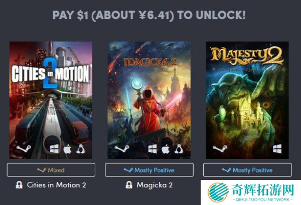 Humble新慈善包上架 P社多款策略大作打包入手