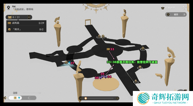 崩坏星穹铁道浴血战端悬锋城战利品在哪