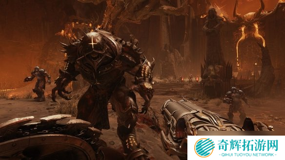 《毁灭战士:黑暗时代》全新视觉图公开:屠龙勇士!