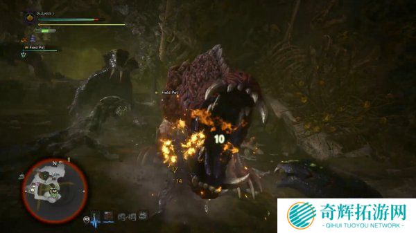 《怪物猎人：世界》瘴气谷演示 腐沼之地危机四伏