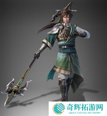 《真三国无双8》姜维人设曝光 身穿绿袍手拿两刃枪