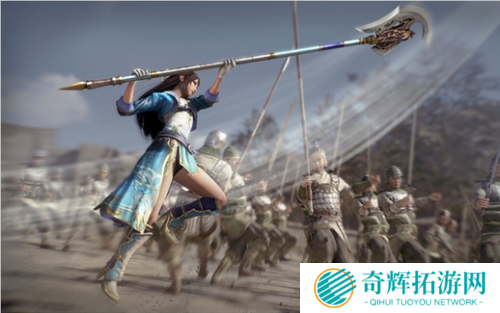 《真三国无双8》武将截图 辛宪英手拿大刀英姿飒爽