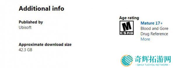 硬盘压力山大 《刺客信条：起源》被曝约42.3GB