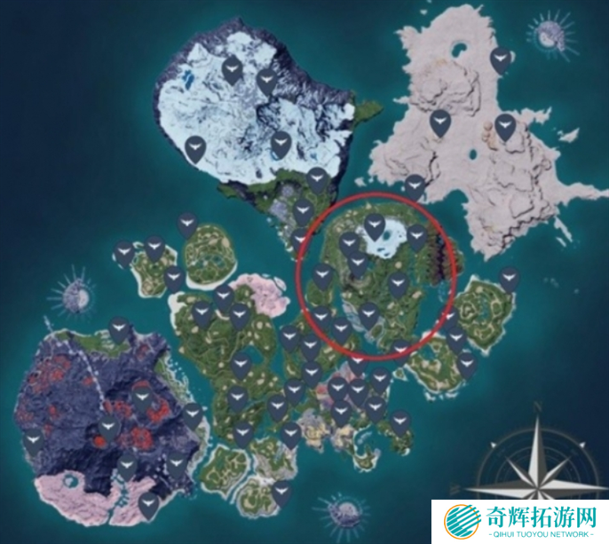 幻兽帕鲁石炭矿采集点坐标图二 幻兽帕鲁石炭矿采集点坐标图二