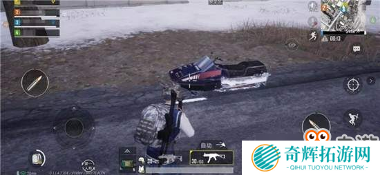 雪地速度 《刺激战场》快递必达之雪地摩托车