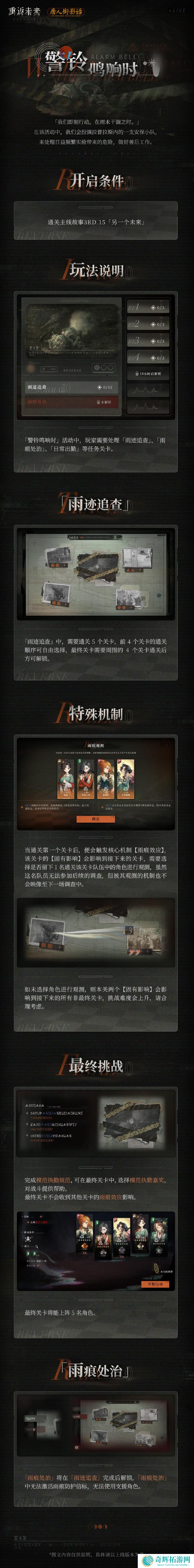 重返未来1999警铃鸣响时怎么玩 重返未来警铃鸣响时活动介绍