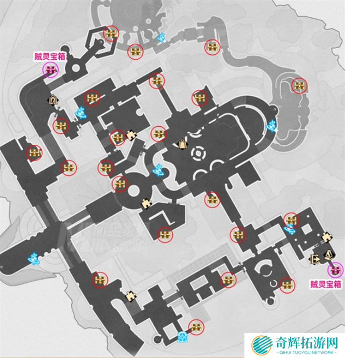 崩坏星穹铁道3.0永恒圣城奥赫玛宝箱位置全收集图二